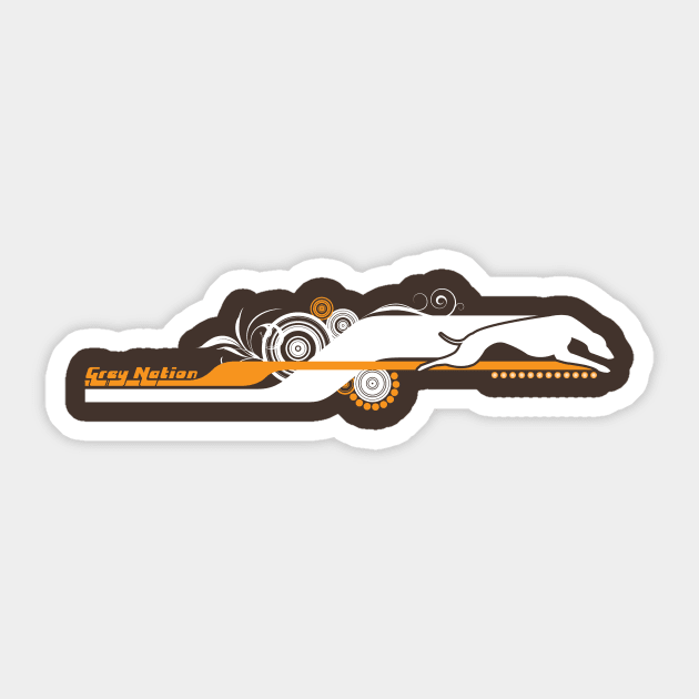 Grey Stripe Sticker by GreyNation